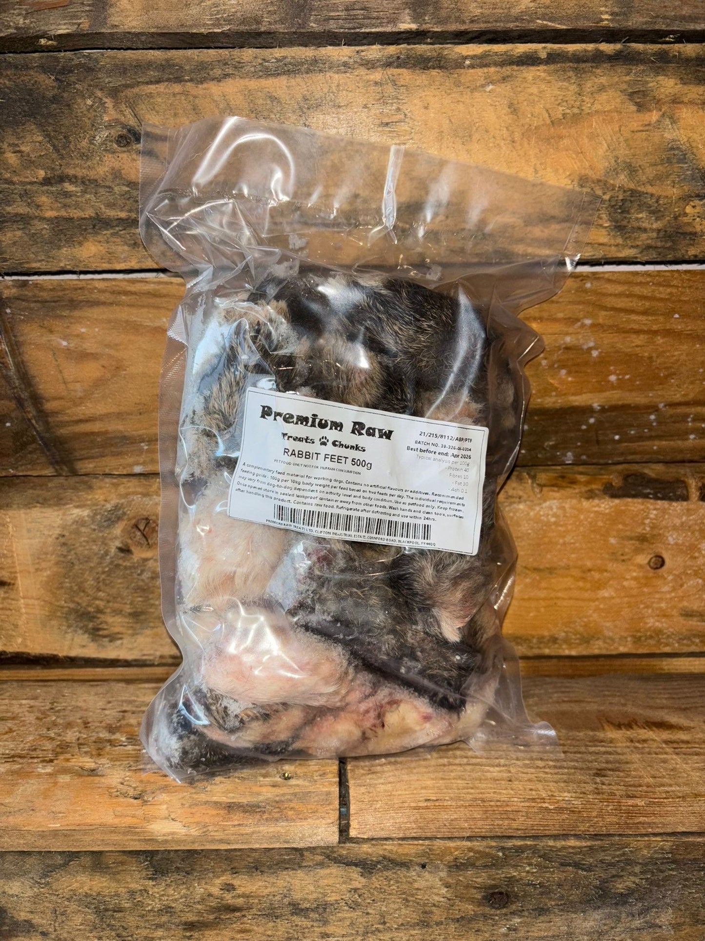 Rabbit Feet 500g